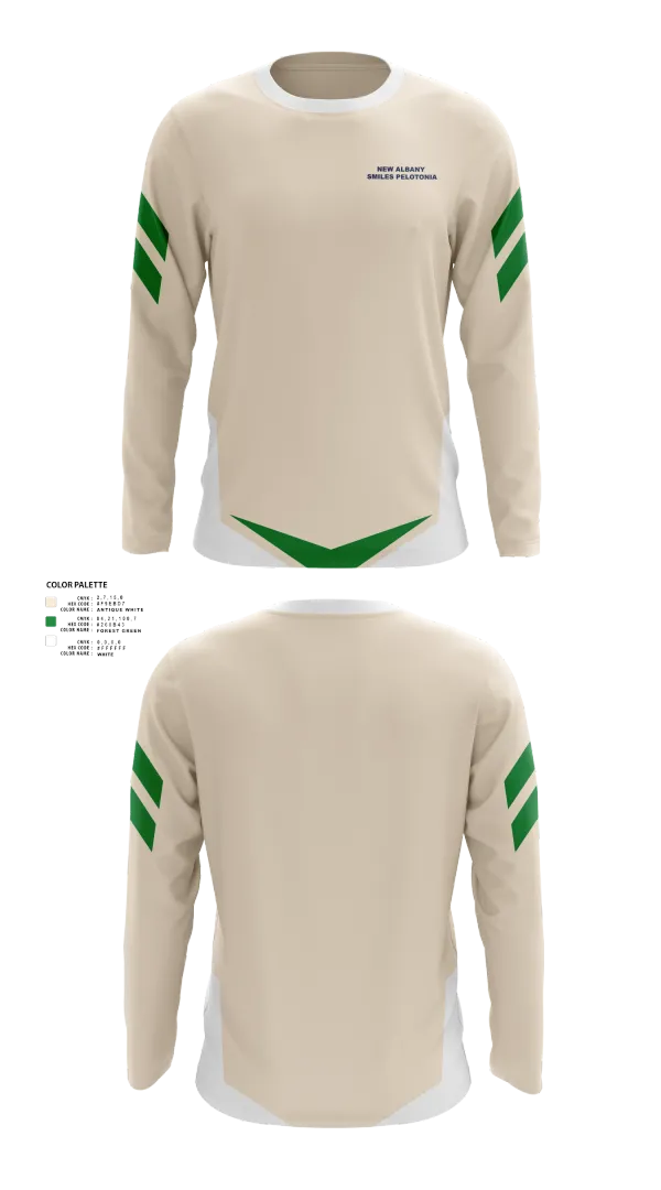 Long Sleeve Performance Shirt, New Albany Smiles Pelotonia, Cycling, Teamtime, Team time, sublimation, custom sports apparel, team uniforms, spirit wear, spiritwear, sports uniforms, custom shirts, team store, custom team store, fundraiser sports, apparel fundraiser