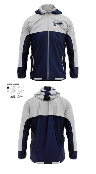Windbreaker, Swing It Fastpitch, Softball, Teamtime, Team time, sublimation, custom sports apparel, team uniforms, spirit wear, spiritwear, sports uniforms, custom shirts, team store, custom team store, fundraiser sports, apparel fundraiser