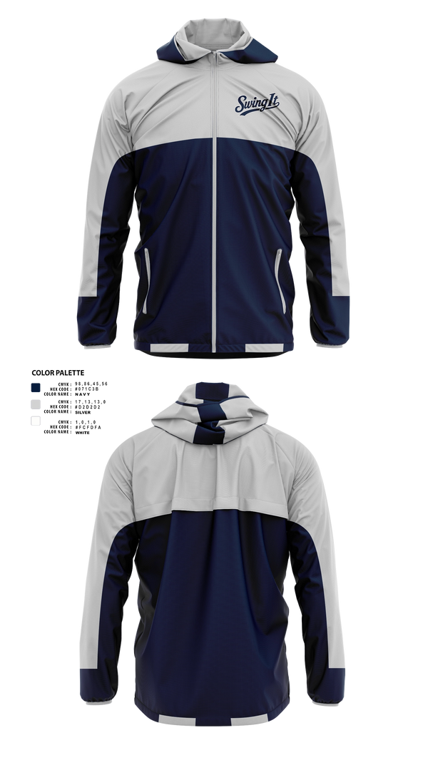Windbreaker, Swing It Fastpitch, Softball, Teamtime, Team time, sublimation, custom sports apparel, team uniforms, spirit wear, spiritwear, sports uniforms, custom shirts, team store, custom team store, fundraiser sports, apparel fundraiser