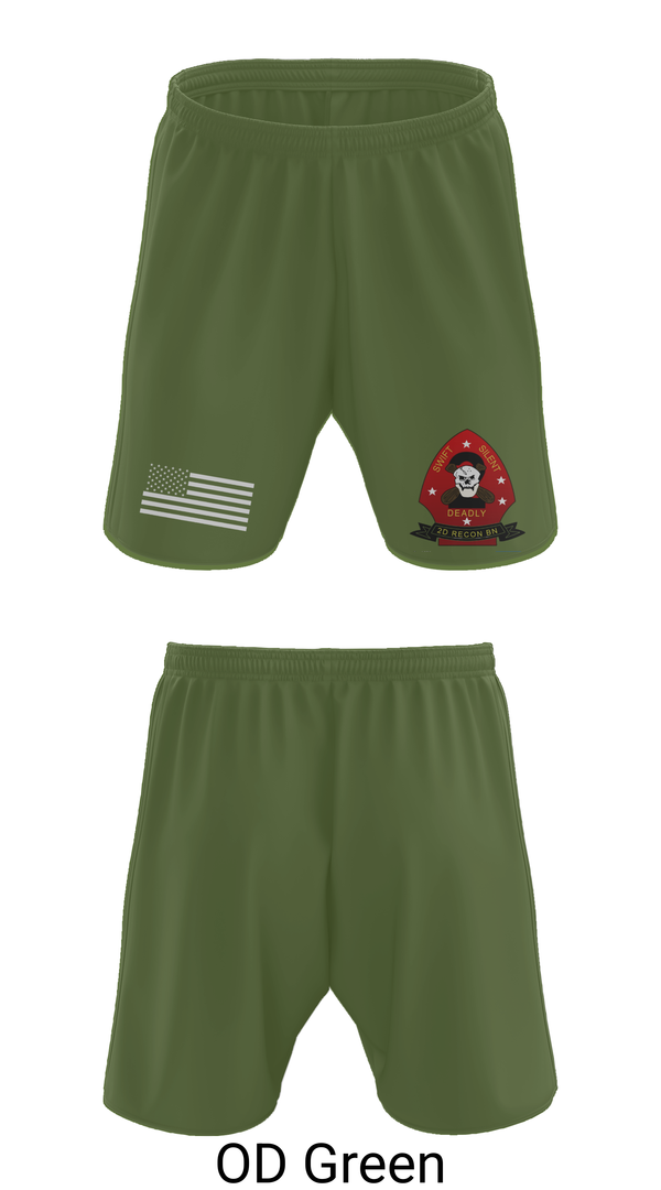 Athletic Shorts With Pockets, 2nd Recon Battalion, , Teamtime, Team time, sublimation, custom sports apparel, team uniforms, spirit wear, spiritwear, sports uniforms, custom shirts, team store, custom team store, fundraiser sports, apparel fundraiser