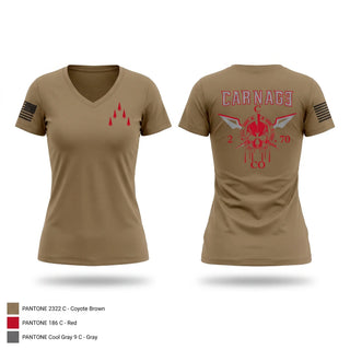 Womens Short Sleeve Vneck Shirt, C-Co, 2-70, Army, Teamtime, Team time, sublimation, custom sports apparel, team uniforms, spirit wear, spiritwear, sports uniforms, custom shirts, team store, custom team store, fundraiser sports, apparel fundraiser