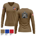 DET 1 HSC 340TH BSB 67700154 Women's Long Sleeve V-neck Shirt - 1