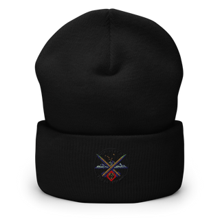 RCKT BTRY D 2nd BN 14th MAR 78897575 Cuffed Beanie | Yupoong 1501KC