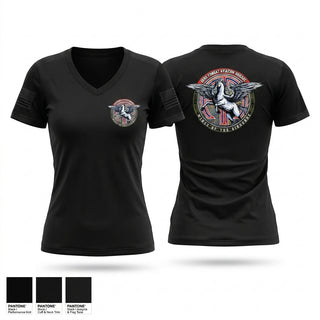 Womens Short Sleeve Vneck Shirt, 82ND CAB, Army, Teamtime, Team time, sublimation, custom sports apparel, team uniforms, spirit wear, spiritwear, sports uniforms, custom shirts, team store, custom team store, fundraiser sports, apparel fundraiser