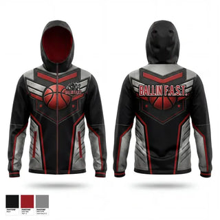 Windbreaker, Ballin F.A.S.T, Men's Basketball, Teamtime, Team time, sublimation, custom sports apparel, team uniforms, spirit wear, spiritwear, sports uniforms, custom shirts, team store, custom team store, fundraiser sports, apparel fundraiser