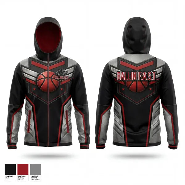 Windbreaker, Ballin F.A.S.T, Men's Basketball, Teamtime, Team time, sublimation, custom sports apparel, team uniforms, spirit wear, spiritwear, sports uniforms, custom shirts, team store, custom team store, fundraiser sports, apparel fundraiser