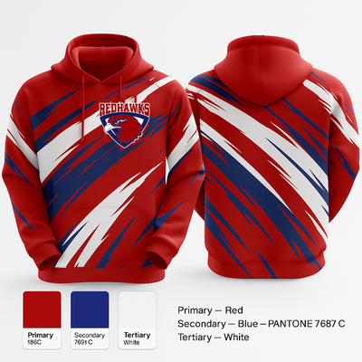 Touchet Redhawks Basketball 16435101 Hoodie - 1
