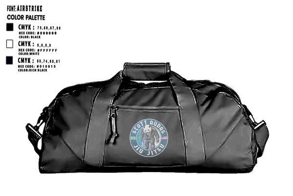 Duffle Bag, Scott Audas Jiu Jitsu, , Teamtime, Team time, sublimation, custom sports apparel, team uniforms, spirit wear, spiritwear, sports uniforms, custom shirts, team store, custom team store, fundraiser sports, apparel fundraiser