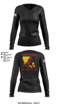 239th Military Police Company 13806202 Women's Long Sleeve V-neck Shirt - 3