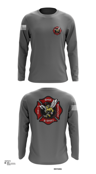 Long Sleeve Performance Shirt, B-Shift, Fire Department, Teamtime, Team time, sublimation, custom sports apparel, team uniforms, spirit wear, spiritwear, sports uniforms, custom shirts, team store, custom team store, fundraiser sports, apparel fundraiser