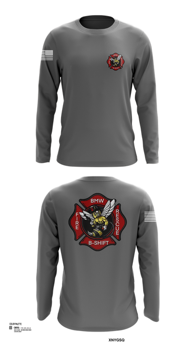 B-Shift 61265399 Long Sleeve Performance Shirt 102