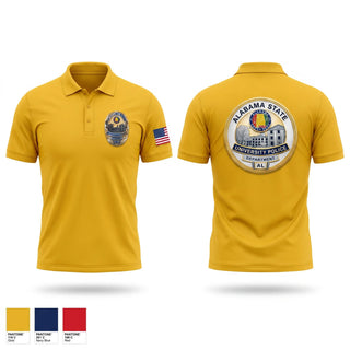 Short Sleeve Performance Polo, Alabama State University Police Department, Police, Teamtime, Team time, sublimation, custom sports apparel, team uniforms, spirit wear, spiritwear, sports uniforms, custom shirts, team store, custom team store, fundraiser sports, apparel fundraiser