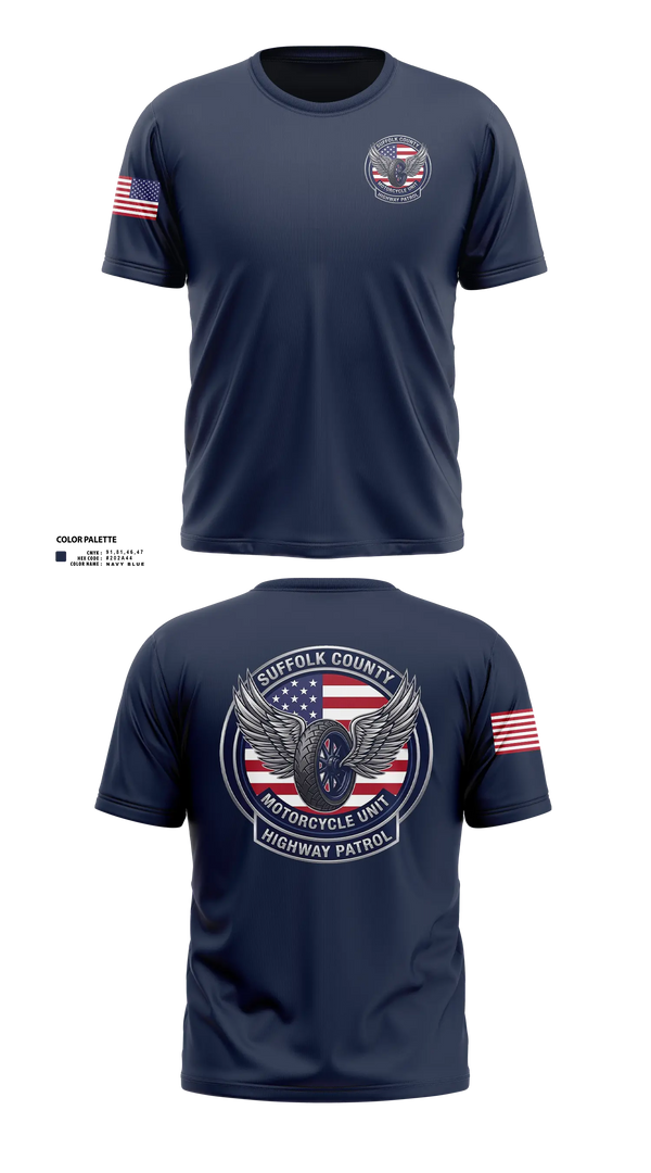 SCPD Motorcycle Unit 71212089 Old School Cotton Feel Shirt - 40