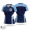 Buffalo Stampede Sled Hockey Team Women's Short Sleeve V-neck Shirt - 1