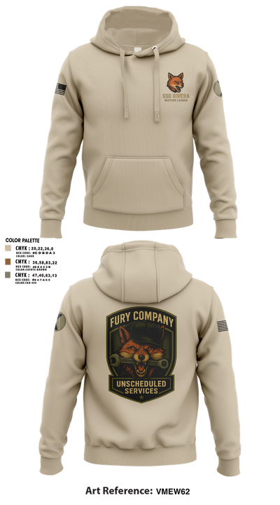 Unscheduled Service 19126504 Hoodie - 1
