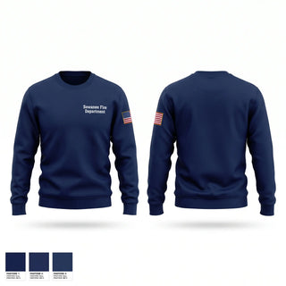 Crew Neck Sweatshirt, Sewanee Fire Department, Fire Department, Teamtime, Team time, sublimation, custom sports apparel, team uniforms, spirit wear, spiritwear, sports uniforms, custom shirts, team store, custom team store, fundraiser sports, apparel fundraiser