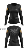 Special Response Team Women's Long Sleeve V-neck Shirt - 10