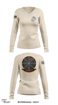 MACS4 13134180 Women's Long Sleeve V-neck Shirt - 101