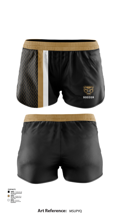 Golden Grizzlies Soccer 35825222 Women's Shorts - 22