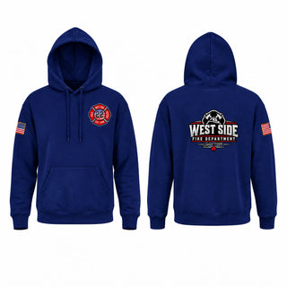 Hoodie, WEST SIDE VOLUNTEER FIRE DEPARTMENT, Fire Department, Teamtime, Team time, sublimation, custom sports apparel, team uniforms, spirit wear, spiritwear, sports uniforms, custom shirts, team store, custom team store, fundraiser sports, apparel fundraiser