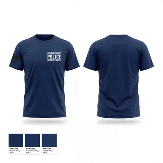 Old School Cotton Feel Shirt, Breckenridge Police Department, Police, Teamtime, Team time, sublimation, custom sports apparel, team uniforms, spirit wear, spiritwear, sports uniforms, custom shirts, team store, custom team store, fundraiser sports, apparel fundraiser