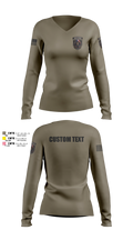 Death Dealers Airsoft 2546891 Women's Long Sleeve V-neck Shirt - 10