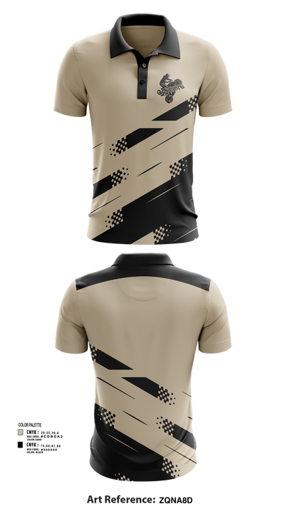 QCStunts 97829052 Short Sleeve Performance Polo - 61