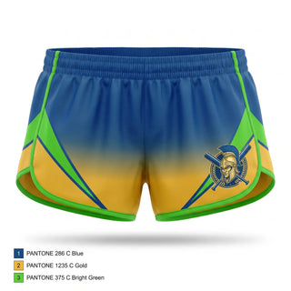 Womens Shorts, Trojans, Softball, Teamtime, Team time, sublimation, custom sports apparel, team uniforms, spirit wear, spiritwear, sports uniforms, custom shirts, team store, custom team store, fundraiser sports, apparel fundraiser
