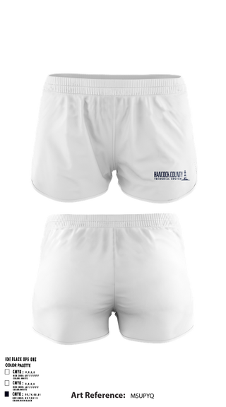Womens Shorts, Hancock County Technical Center, Spirit Store, Teamtime, Team time, sublimation, custom sports apparel, team uniforms, spirit wear, spiritwear, sports uniforms, custom shirts, team store, custom team store, fundraiser sports, apparel fundraiser