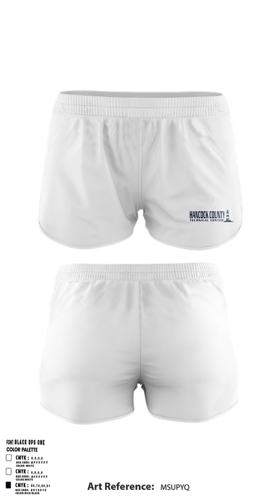 Hancock County Technical Center 18180621 Women's Shorts - 37