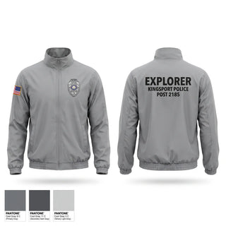 Windbreaker, Kingsport Police Explorer Post, Police, Teamtime, Team time, sublimation, custom sports apparel, team uniforms, spirit wear, spiritwear, sports uniforms, custom shirts, team store, custom team store, fundraiser sports, apparel fundraiser