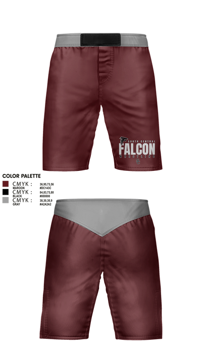 Soutch Central High School Falcons 32707913 Fight Shorts - 1