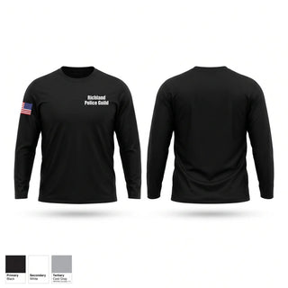 Long Sleeve Performance Shirt, Richland Police Guild, Police, Teamtime, Team time, sublimation, custom sports apparel, team uniforms, spirit wear, spiritwear, sports uniforms, custom shirts, team store, custom team store, fundraiser sports, apparel fundraiser