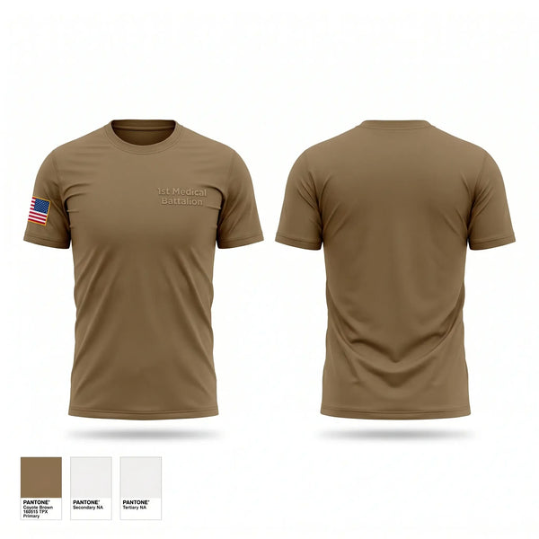 Short Sleeve Performance Shirt, 1st Medical Battalion, Navy, Teamtime, Team time, sublimation, custom sports apparel, team uniforms, spirit wear, spiritwear, sports uniforms, custom shirts, team store, custom team store, fundraiser sports, apparel fundraiser