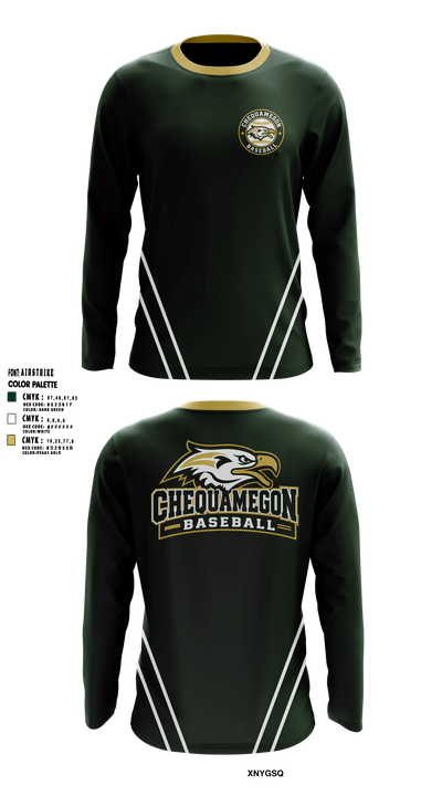 Chequamegon Baseball Long Sleeve Performance Shirt - 5