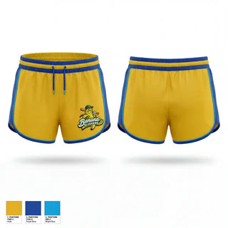 Womens Shorts, Banana sluggers, Baseball, Teamtime, Team time, sublimation, custom sports apparel, team uniforms, spirit wear, spiritwear, sports uniforms, custom shirts, team store, custom team store, fundraiser sports, apparel fundraiser