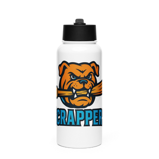 Scrappers Stainless Steel Water Bottle with a Straw Lid