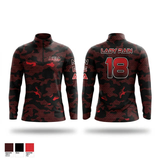 Quarter Zip Jacket, Northeastern Assassins, E-Sports, Teamtime, Team time, sublimation, custom sports apparel, team uniforms, spirit wear, spiritwear, sports uniforms, custom shirts, team store, custom team store, fundraiser sports, apparel fundraiser