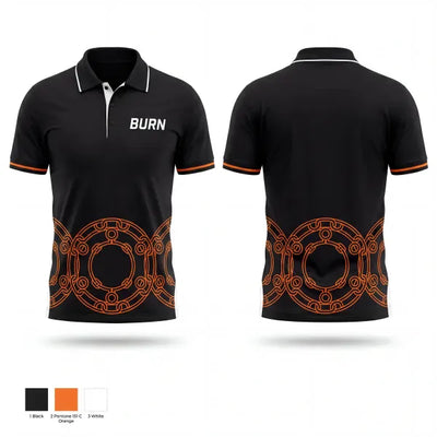 BURN 80284643 Short Sleeve Performance Polo - 1