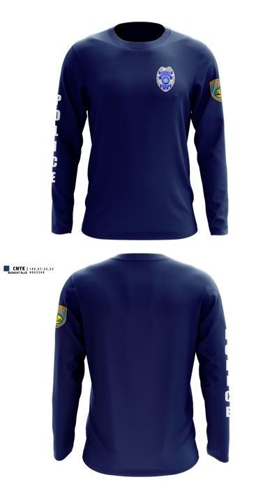 Odessa Police Department 86817075 Long Sleeve Performance Shirt 1