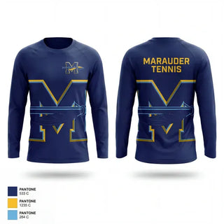 Long Sleeve Performance Shirt, Monache High School Tennis, Tennis, Teamtime, Team time, sublimation, custom sports apparel, team uniforms, spirit wear, spiritwear, sports uniforms, custom shirts, team store, custom team store, fundraiser sports, apparel fundraiser