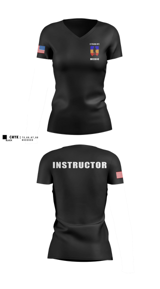 Womens Short Sleeve Vneck Shirt, 2/254 RTI, Army, Teamtime, Team time, sublimation, custom sports apparel, team uniforms, spirit wear, spiritwear, sports uniforms, custom shirts, team store, custom team store, fundraiser sports, apparel fundraiser