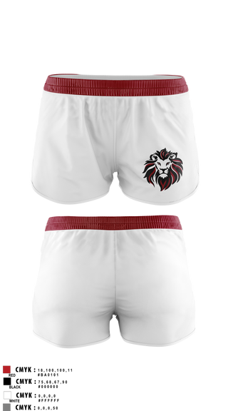 Womens Shorts, Sardis Lions, Softball, Teamtime, Team time, sublimation, custom sports apparel, team uniforms, spirit wear, spiritwear, sports uniforms, custom shirts, team store, custom team store, fundraiser sports, apparel fundraiser