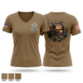 345 MP CO 3rd PLT Women's Short Sleeve V-neck Shirt - 1
