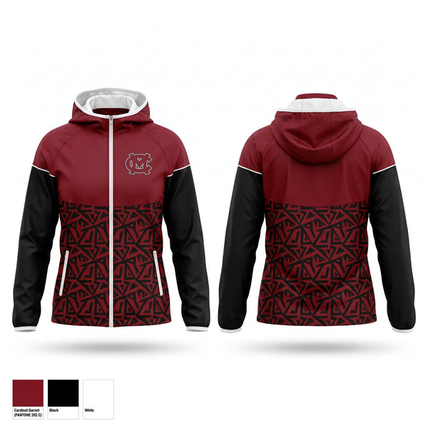 Windbreaker, Mid-Carolina High School, Women's Basketball, Teamtime, Team time, sublimation, custom sports apparel, team uniforms, spirit wear, spiritwear, sports uniforms, custom shirts, team store, custom team store, fundraiser sports, apparel fundraiser