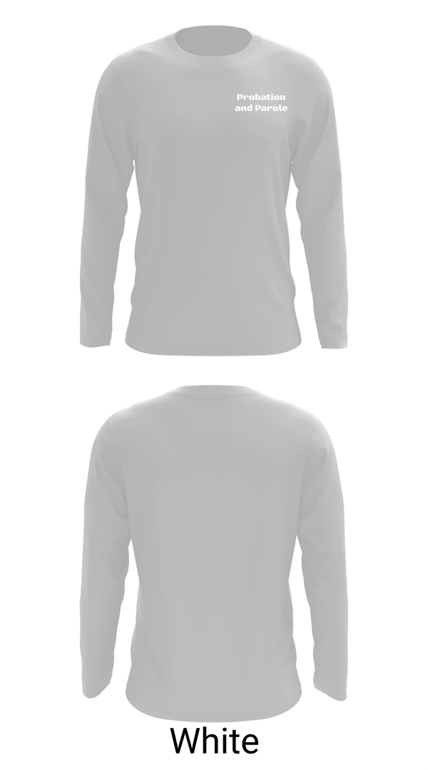 Long Sleeve Performance Shirt, Probation and Parole, Police, Teamtime, Team time, sublimation, custom sports apparel, team uniforms, spirit wear, spiritwear, sports uniforms, custom shirts, team store, custom team store, fundraiser sports, apparel fundraiser