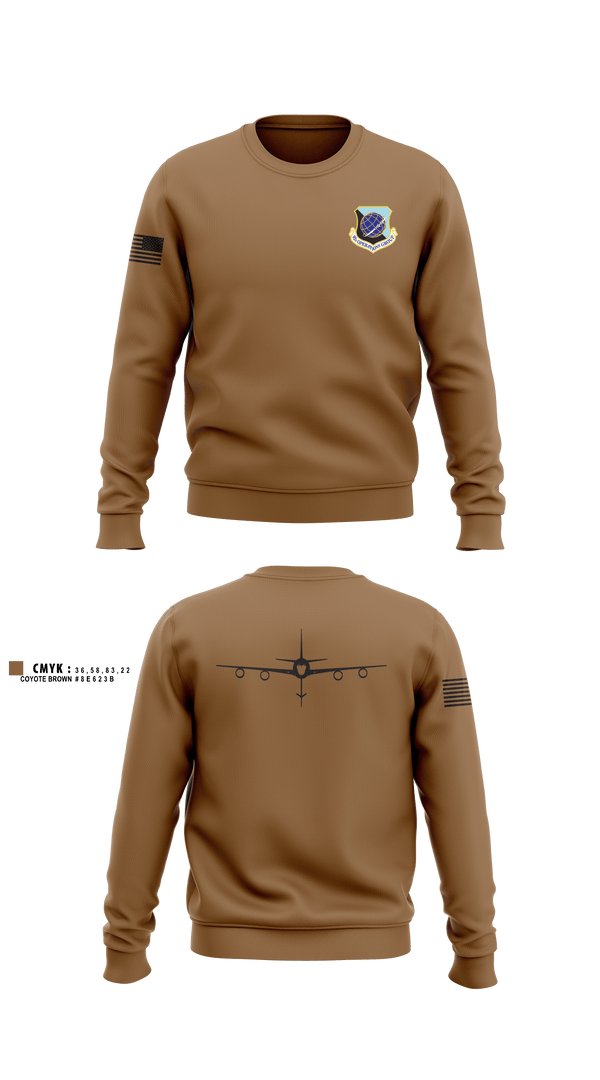 Crew Neck Sweatshirt, 92 OG, Air Force, Teamtime, Team time, sublimation, custom sports apparel, team uniforms, spirit wear, spiritwear, sports uniforms, custom shirts, team store, custom team store, fundraiser sports, apparel fundraiser