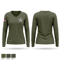 Franklin County Sheriff's Department Women's Long Sleeve V-neck Shirt - 1