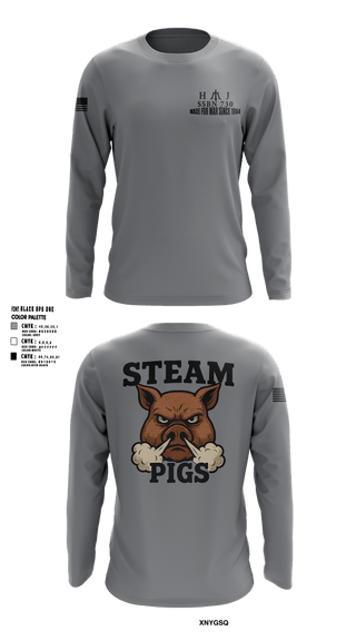 Long Sleeve Performance Shirt, SSBN 730, Navy, Teamtime, Team time, sublimation, custom sports apparel, team uniforms, spirit wear, spiritwear, sports uniforms, custom shirts, team store, custom team store, fundraiser sports, apparel fundraiser