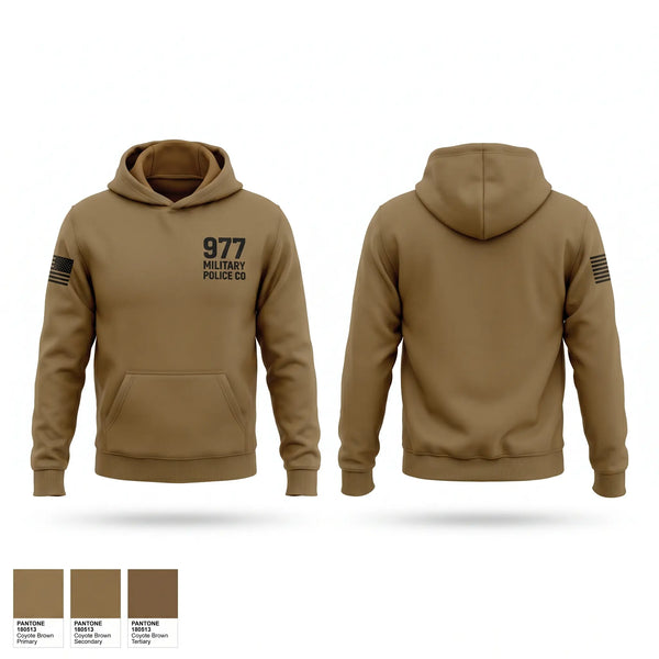 Hoodie, 977 military police co, Army, Teamtime, Team time, sublimation, custom sports apparel, team uniforms, spirit wear, spiritwear, sports uniforms, custom shirts, team store, custom team store, fundraiser sports, apparel fundraiser